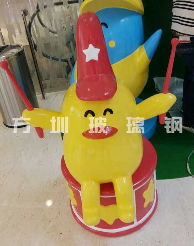 玻璃鋼卡通公仔雕塑小佳星