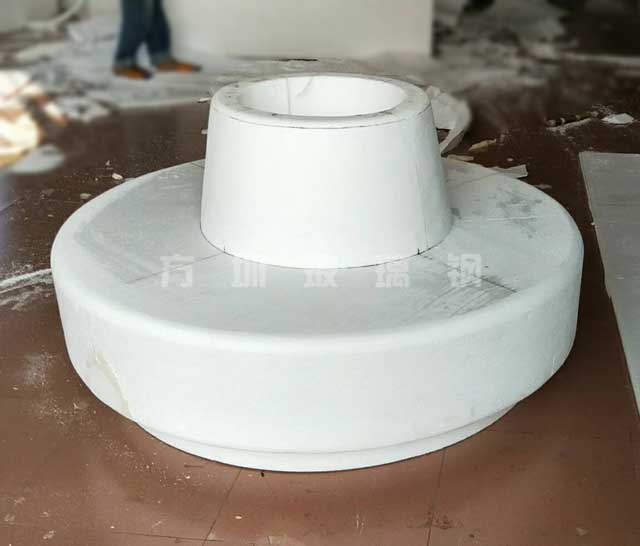 圓形玻璃鋼花盆休閑椅