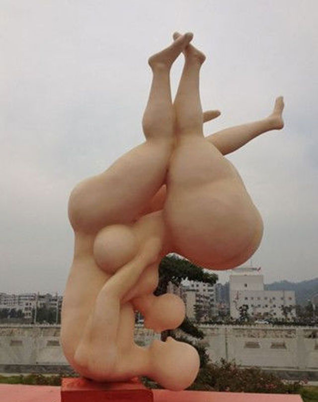 豐乳肥臀雕塑是什么？豐乳肥臀雕塑怎么回事？