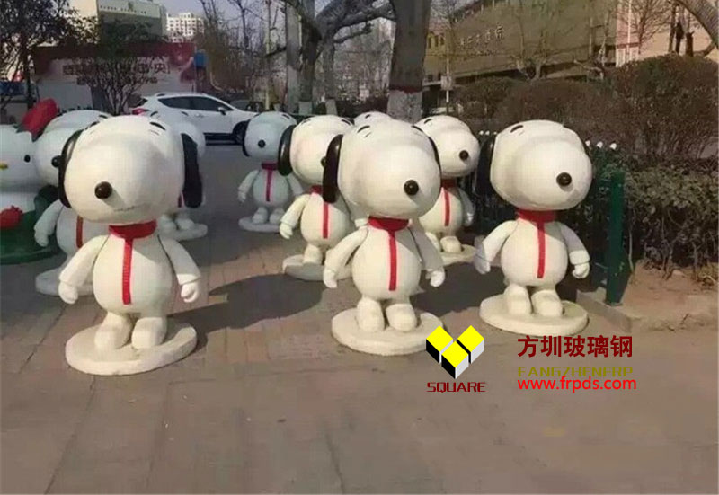 史努比玻璃鋼卡通雕塑