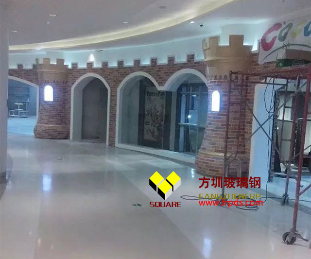 商場城堡玻璃鋼造型裝飾
