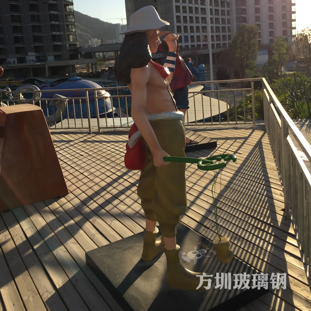 商業(yè)形象動漫人物玻璃鋼雕塑