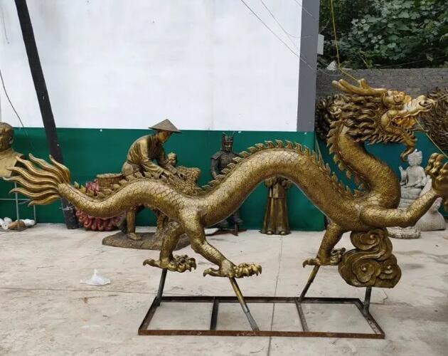 玻璃鋼龍雕塑，中國神龍雕塑