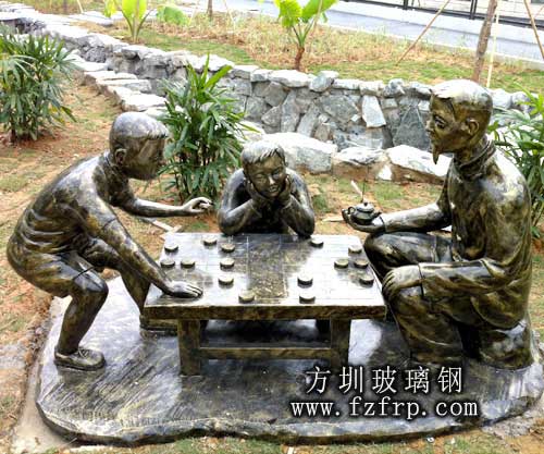 玻璃鋼仿銅雕塑