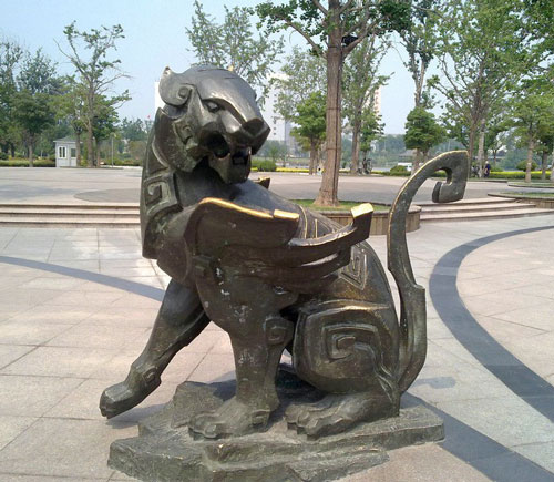 廣場(chǎng)銅藝動(dòng)物雕塑