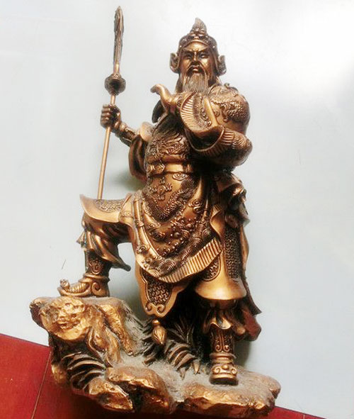鑄銅關(guān)羽雕塑