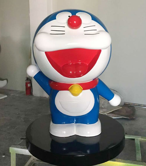深圳玻璃鋼卡通貓雕塑