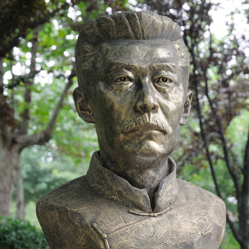 玻璃鋼偉人頭像雕塑